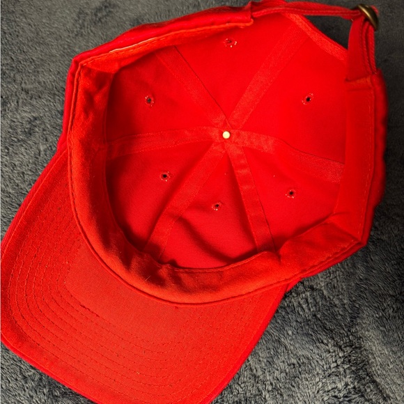 Vibrant Red Baseball Cap - Picture 4 of 4
